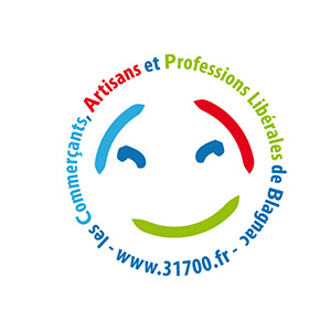 logo association de commerçants, artisans et professions libérales de Blagnac